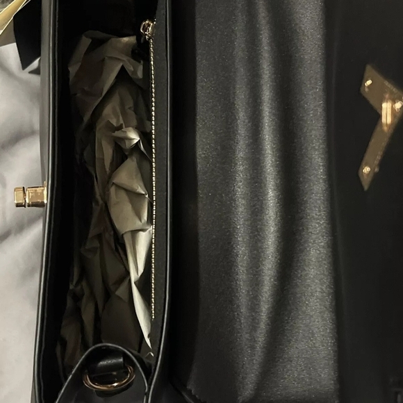 New Valentino Orlandi Black Studded Satchelbag with Pouch - Picture 4 of 5